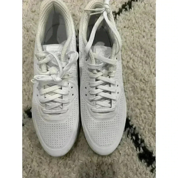 Nike Air Max 90 Men’s White Size 12 - Pristine Condition - Picture 2 of 7